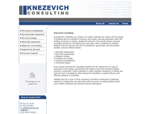 Tablet Screenshot of knezevich.com
